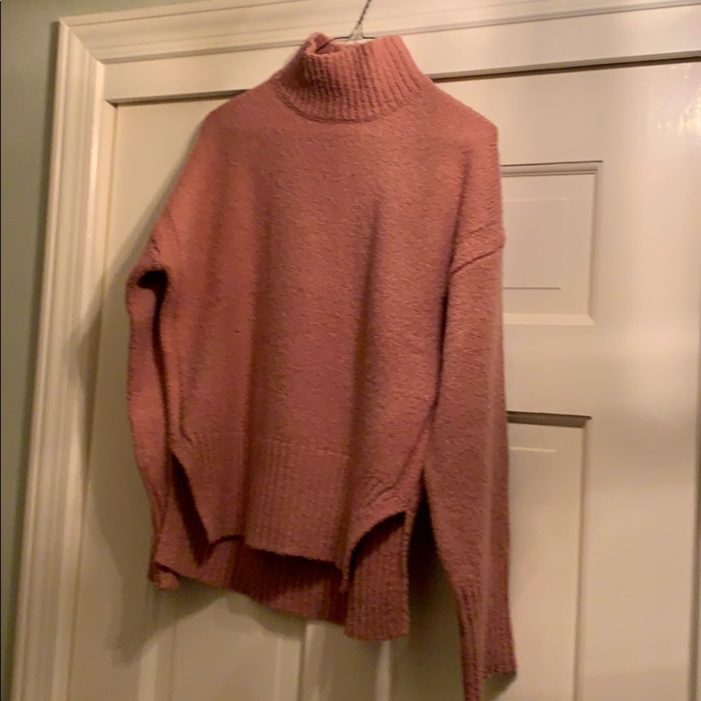 Mock turtleneck sweater